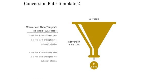 Conversion Rate Template 2 Ppt PowerPoint Presentation Example 2015