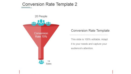 Conversion Rate Template 2 Ppt PowerPoint Presentation Inspiration Graphic Tips