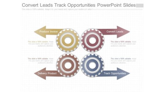 Convert Leads Track Opportunities Powerpoint Slides