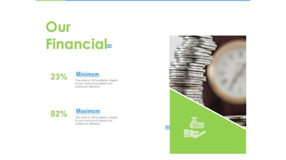 Convertible Bonds Pitch Deck For Increasing Capitals Our Financial Ppt Infographics Portrait PDF