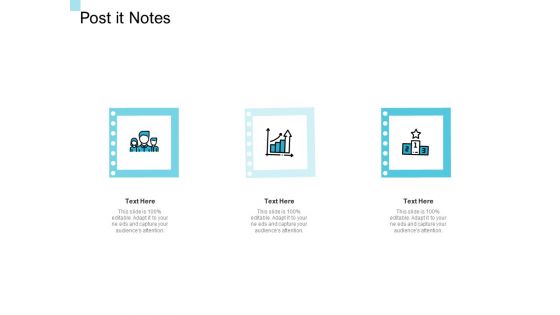 Convertible Market Notes Post It Notes Ppt Outline Infographics PDF