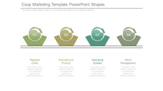 Coop Marketing Template Powerpoint Shapes