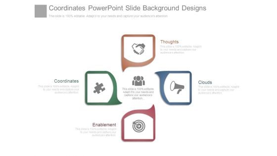 Coordinates Powerpoint Slide Background Designs