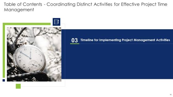 Coordinating Distinct Activities For Effective Project Time Management Ppt PowerPoint Presentation Complete Deck With Slides Slide10