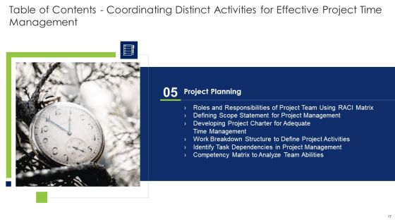 Coordinating Distinct Activities For Effective Project Time Management Ppt PowerPoint Presentation Complete Deck With Slides Slide17