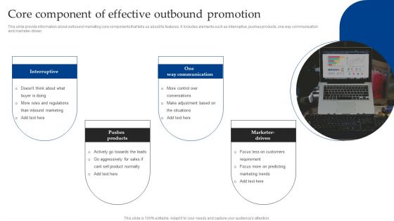 Core Component Of Effective Outbound Promotion Themes PDF