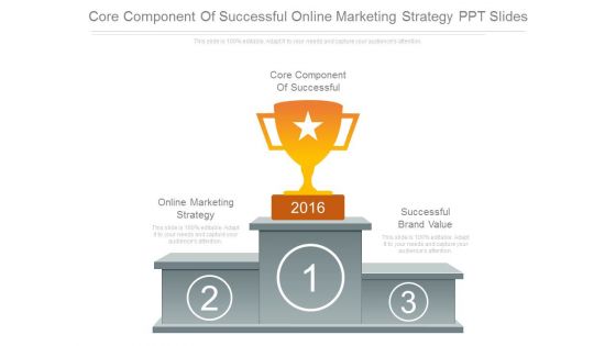 Core Component Of Successful Online Marketing Strategy Ppt Slides Core Component Of Successful Online Marketing Strategy Ppt Slides