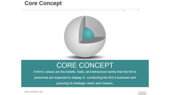 Core Concept Ppt PowerPoint Presentation Outline