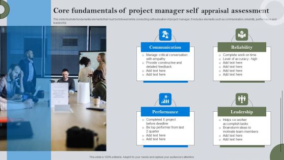 Core Fundamentals Of Project Manager Self Appraisal Assessment Ideas PDF