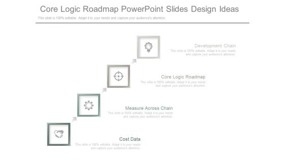 Core Logic Roadmap Powerpoint Slides Design Ideas