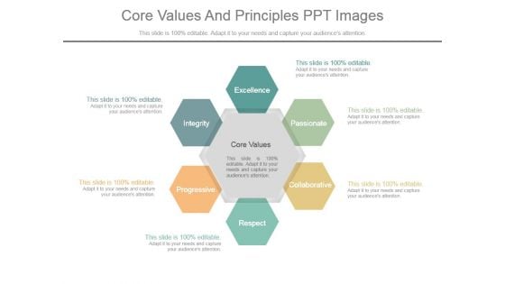 Core Values And Principles Ppt Images