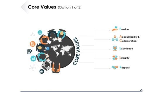 Core Values Option 1 Of 2 Ppt PowerPoint Presentation Introduction