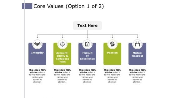 Core Values Template 1 Ppt PowerPoint Presentation Outline Grid