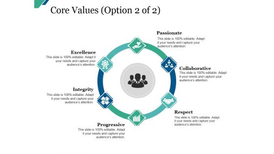 Core Values Template 1 Ppt PowerPoint Presentation Professional Samples