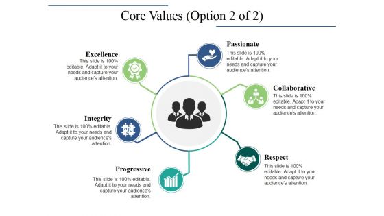 Core Values Template 2 Ppt PowerPoint Presentation Summary Picture