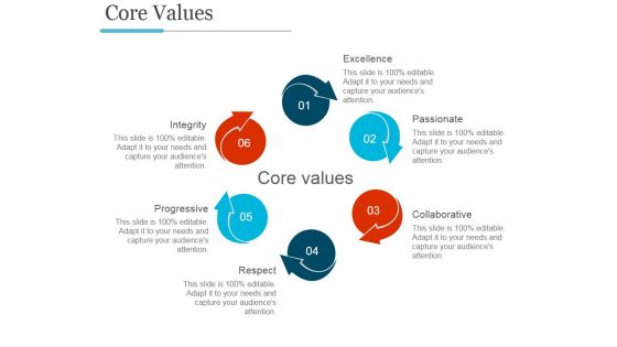 Core Values Template Ppt PowerPoint Presentation Background Images