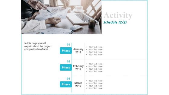 Corporate Activity Schedule Phase Ppt Layouts Icon PDF