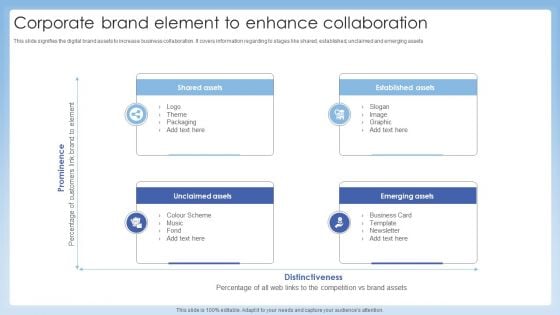 Corporate Brand Element To Enhance Collaboration Background PDF Corporate Brand Element To Enhance Collaboration Background PDF