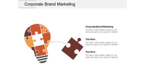 Corporate Brand Marketing Ppt PowerPoint Presentation Gallery Graphics Design Cpb