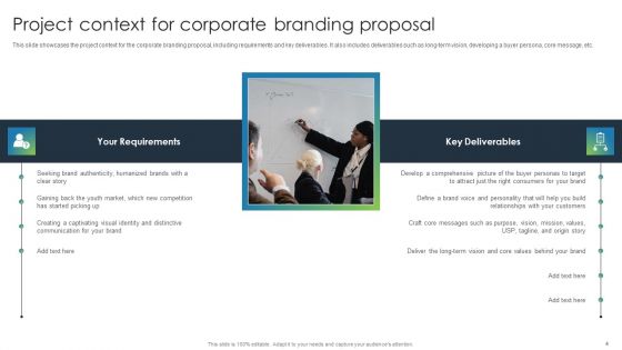 Corporate Branding Proposal Ppt PowerPoint Presentation Complete Deck With Slides
