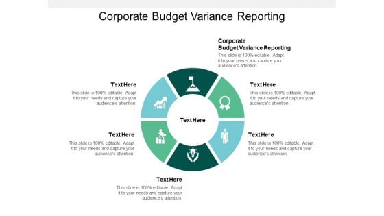 Corporate Budget Variance Reporting Ppt PowerPoint Presentation Icon Images Cpb