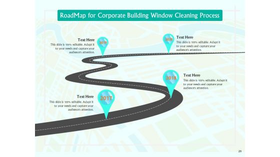 Corporate Building Window Cleaning Process Ppt PowerPoint Presentation Complete Deck With Slides