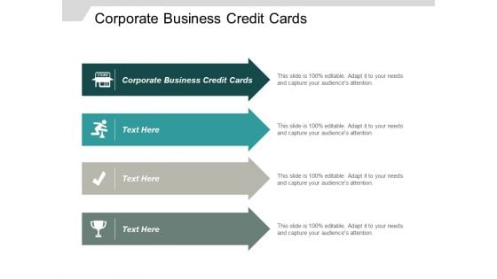 Corporate Business Credit Cards Ppt PowerPoint Presentation Show Good