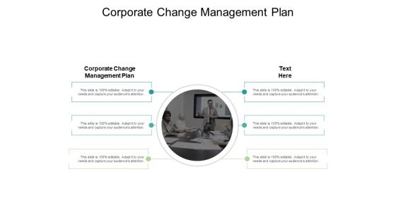 Corporate Change Management Plan Ppt PowerPoint Presentation Ideas Background Image Cpb