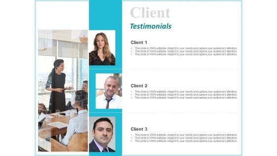 Corporate Client Testimonials Ppt Gallery Outfit PDF