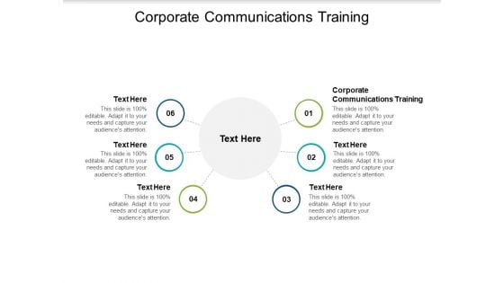 Corporate Communications Training Ppt PowerPoint Presentation Outline Structure Cpb