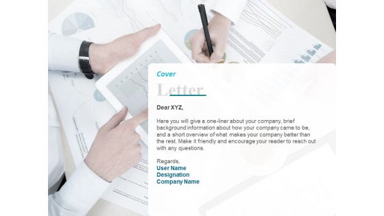 Corporate Cover Letter Ppt Summary Graphics PDF