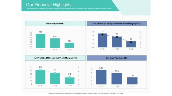 Corporate Debt Refinancing And Restructuring Our Financial Highlights Professional PDF