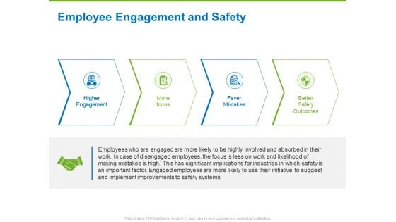 Corporate Employee Engagement Employee Engagement And Safety Ppt File Design Inspiration PDF