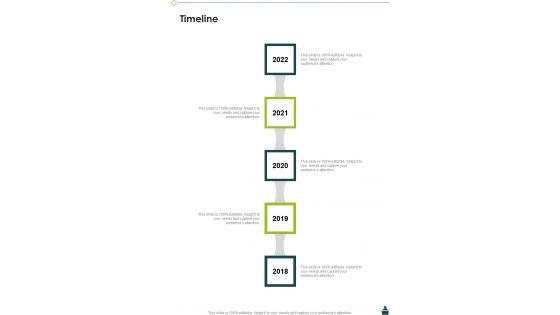 Corporate Entertainment Event Project Proposal Timeline One Pager Sample Example Document Corporate Entertainment Event Project Proposal Timeline One Pager Sample Example Document