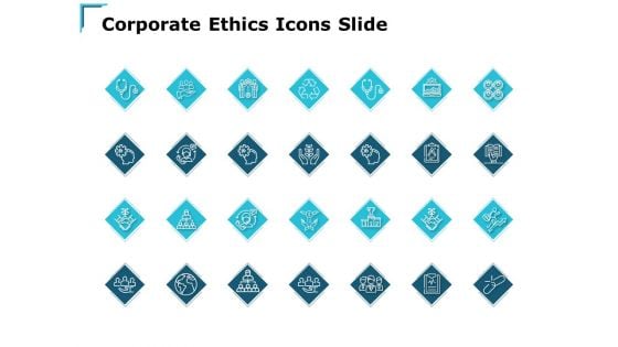 Corporate Ethics Icons Slide Gear Ppt PowerPoint Presentation Styles Clipart Images