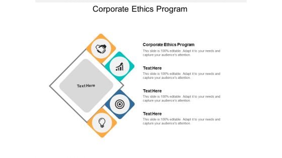 Corporate Ethics Program Ppt PowerPoint Presentation File Layout Cpb