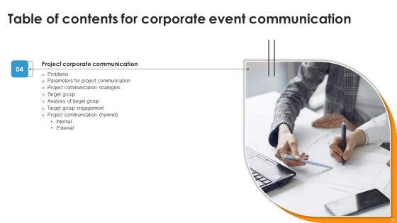 Corporate Event Communication Ppt PowerPoint Presentation Complete Deck With Slides Slide35
