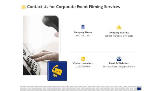 Corporate Event Filming Contact Us For Corporate Event Filming Services Demonstration PDF Corporate Event Filming Contact Us For Corporate Event Filming Services Demonstration PDF