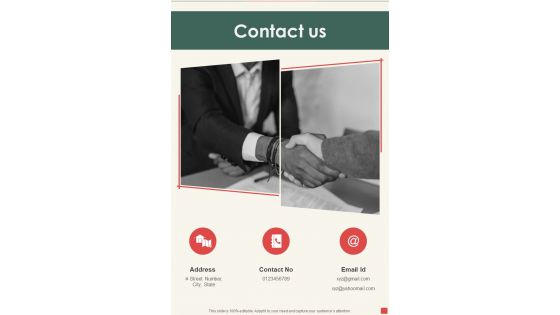 Corporate Event Sponsorship Proposal Contact Us One Pager Sample Example Document Corporate Event Sponsorship Proposal Contact Us One Pager Sample Example Document