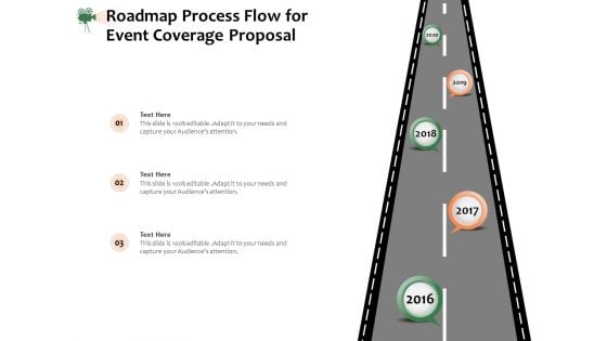 Corporate Event Videography Proposal Roadmap Process Flow For Event Coverage Proposal Inspiration PDF