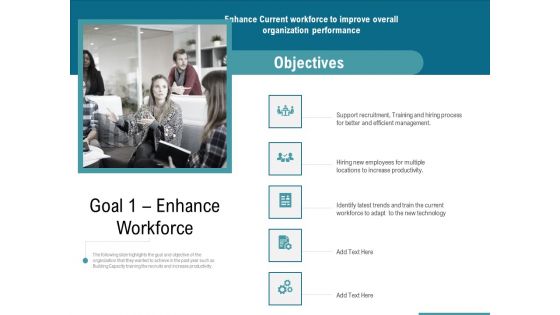 Corporate Execution And Financial Liability Report Goal 1 Enhance Workforce Designs PDF