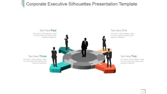 Corporate Executive Silhouettes Ppt PowerPoint Presentation Tips