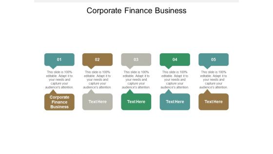 Corporate Finance Business Ppt PowerPoint Presentation Icon Background Designs Cpb