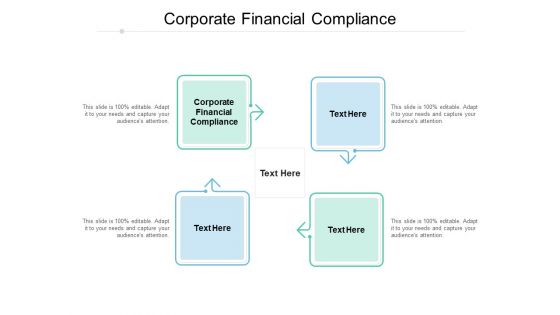 Corporate Financial Compliance Ppt PowerPoint Presentation Slides Professional Cpb