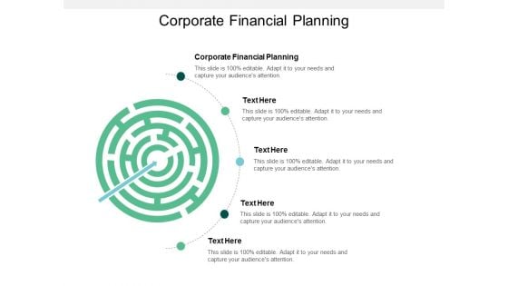 Corporate Financial Planning Ppt PowerPoint Presentation File Graphics Tutorials Cpb