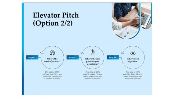 Corporate Fundraising Ideas And Strategies Elevator Pitch Ppt Summary Icons PDF