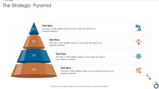 Corporate Goals And Strategic Position Summary The Strategic Pyramid Ppt Gallery Rules PDF