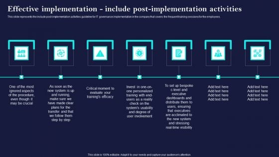 Corporate Governance Of ICT Effective Implementationinclude Post Implementation Activities Structure PDF Corporate Governance Of ICT Effective Implementationinclude Post Implementation Activities Structure PDF
