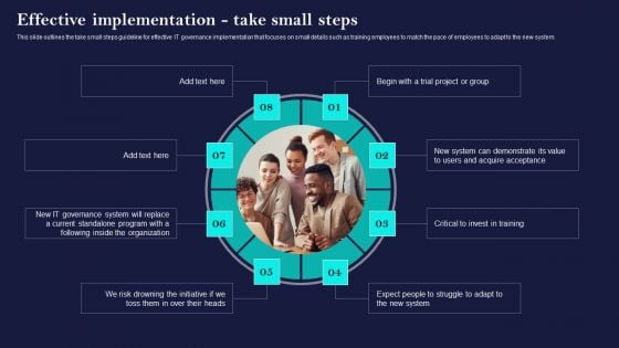 Corporate Governance Of ICT Effective Implementationtake Small Steps Inspiration PDF