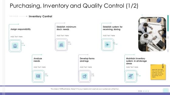 Corporate Governance Purchasing Inventory And Quality Control Icon Professional PDF